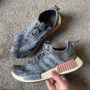 Adidas NMD Charcoal Grey Raw Pink Sneakers
